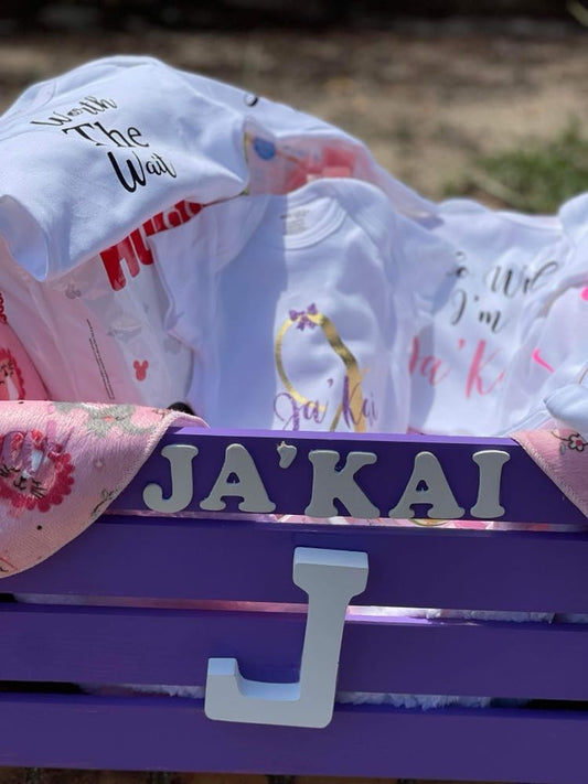 Custom baby crate (filled)