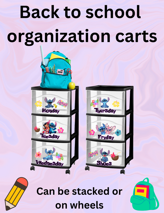Organization Clothing/Shoe Carts